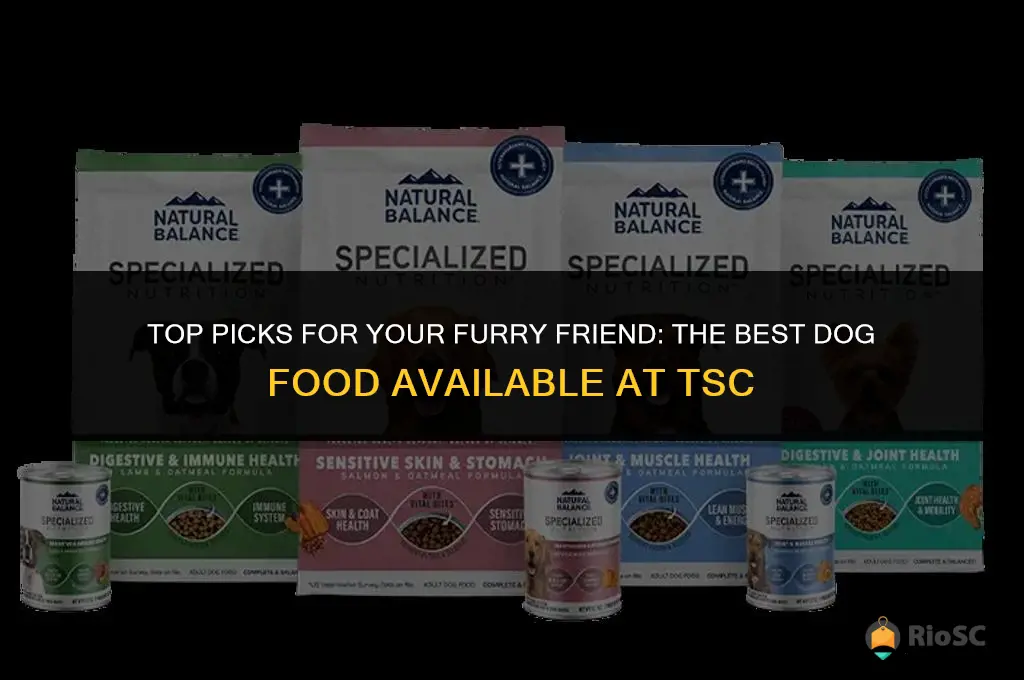 best dog food at tsc