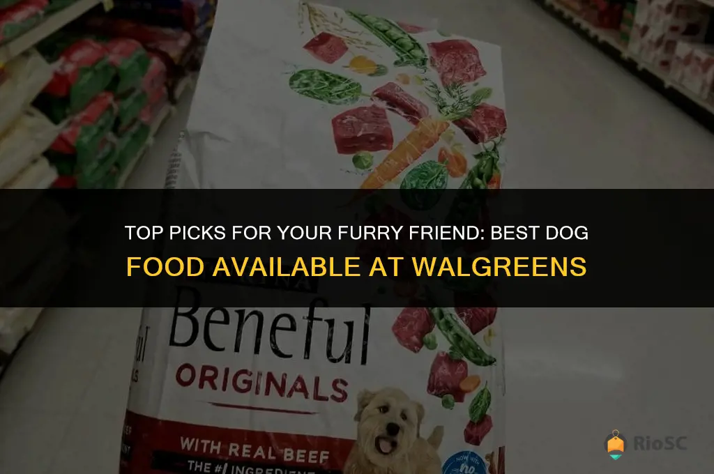 best dog food at walgreens