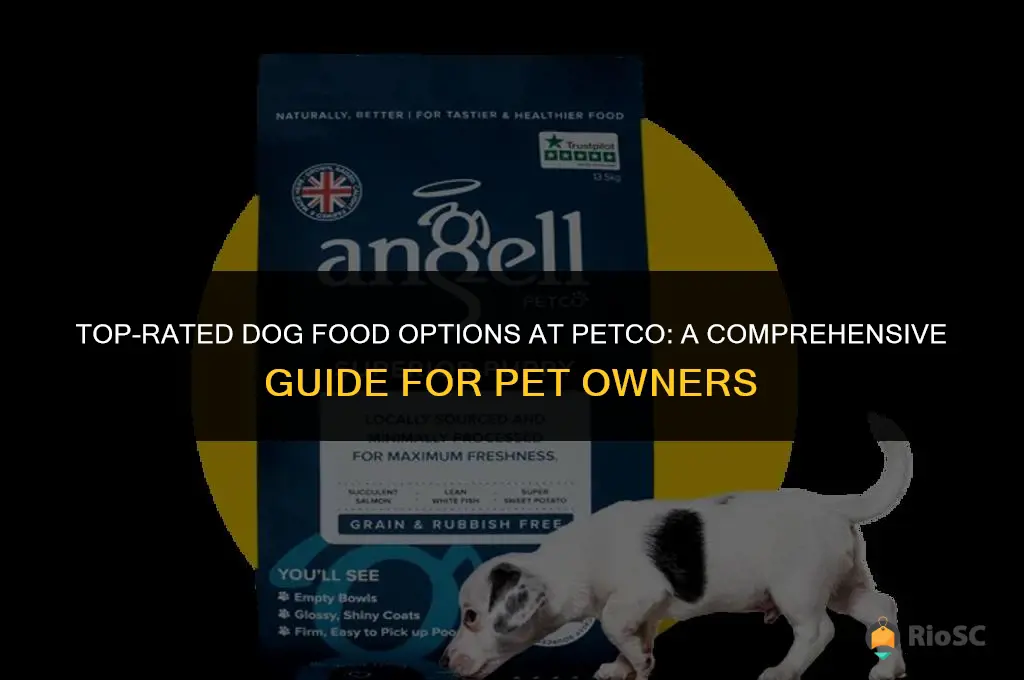 best dog food available at petco