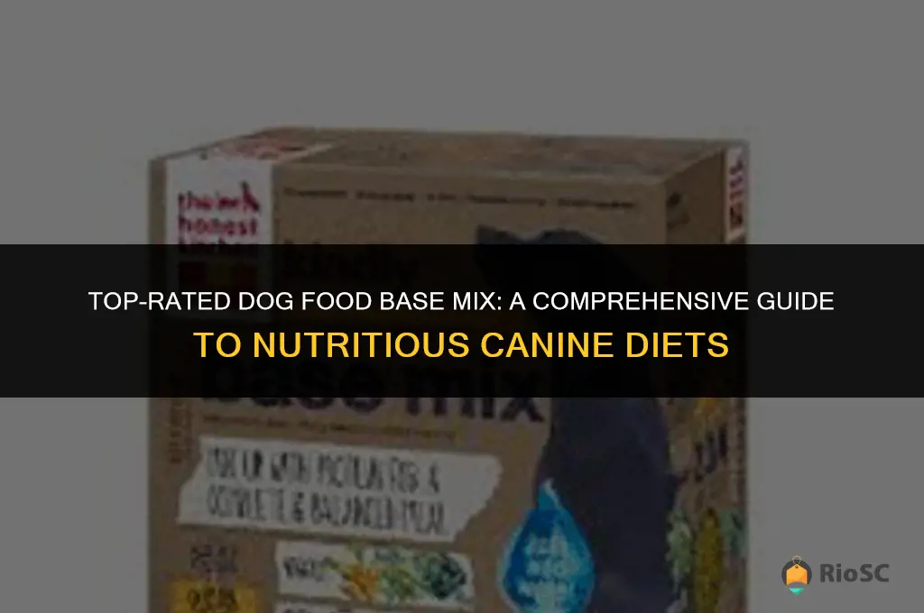 best dog food base mix