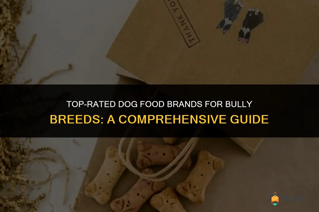 best dog food brand for bully breeds