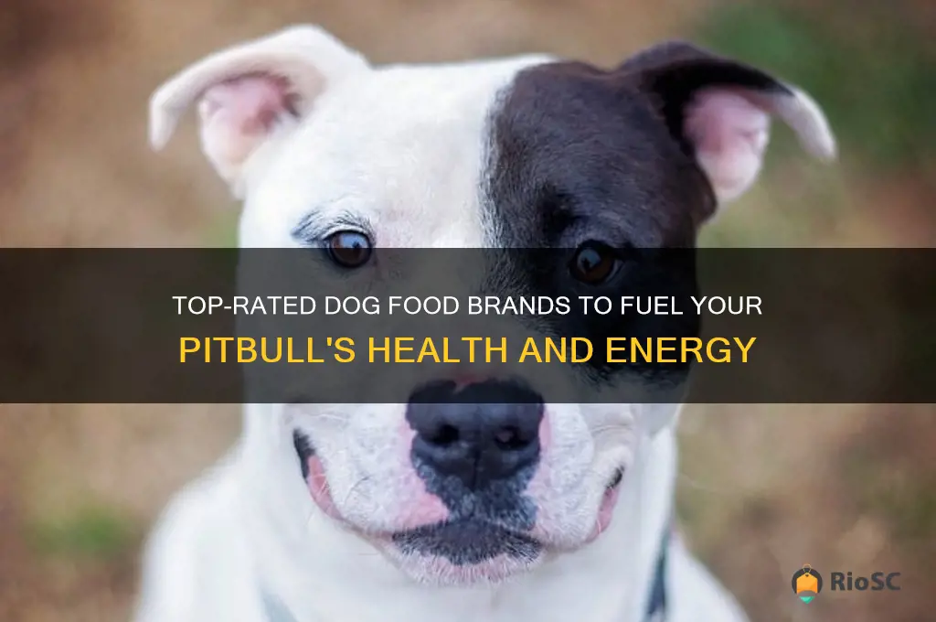 best dog food brands for pitbulls