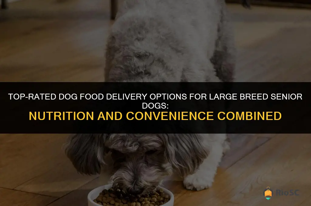 best dog food delivery large breed senior