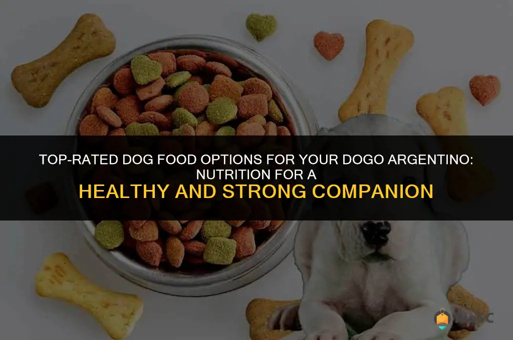 best dog food for dogo argentino