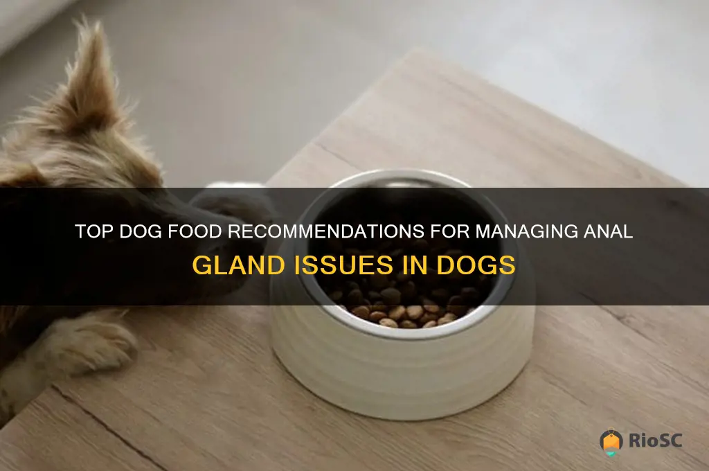 best dog food for dogs with anal gland problems
