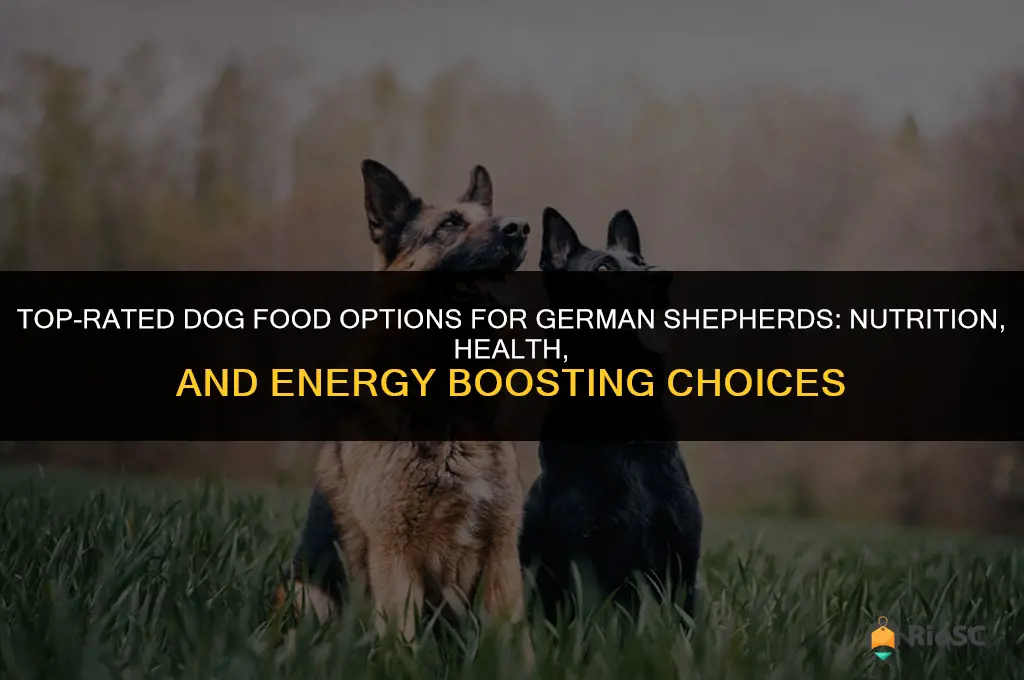 best dog food for german shepards