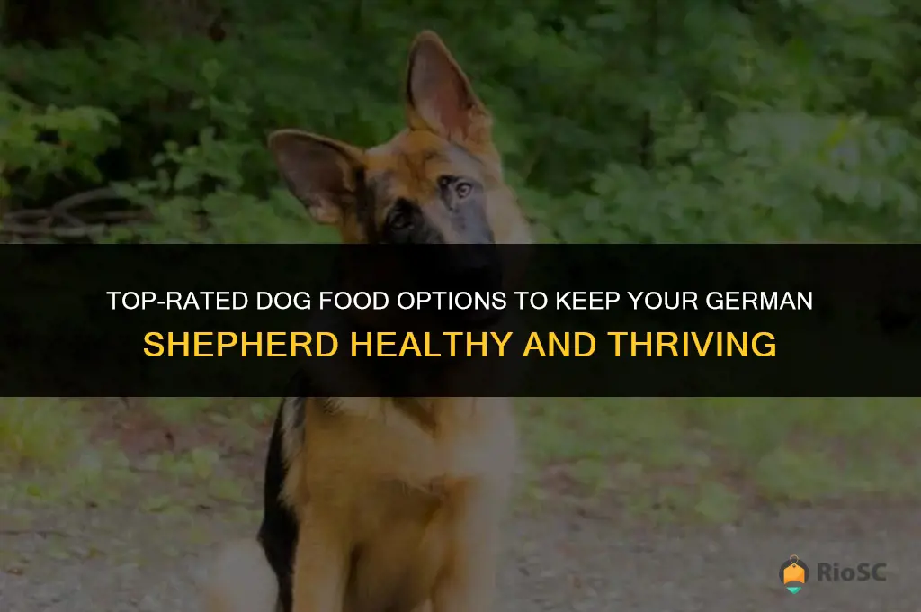 best dog food for german sheperds