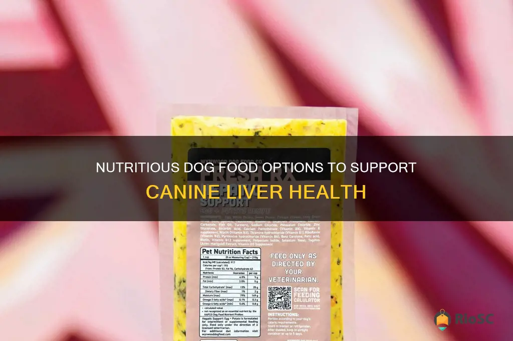 best dog food for liver issues