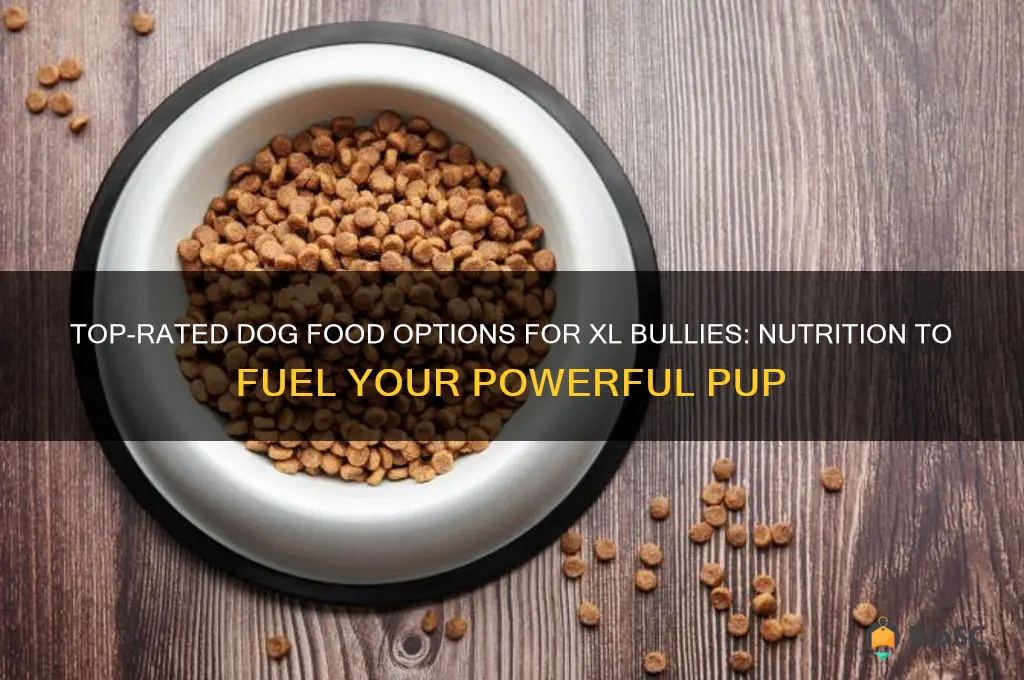 best dog food for xl bully