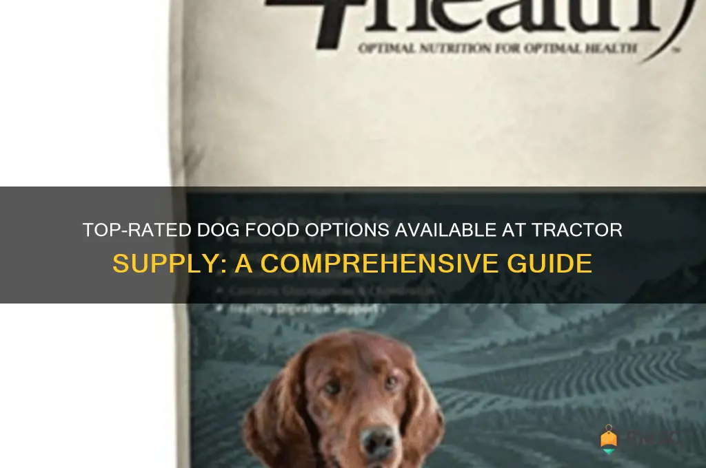 best dog food from tractor supply