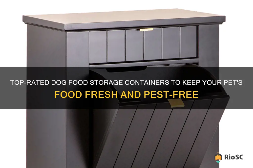 best dog food storage container