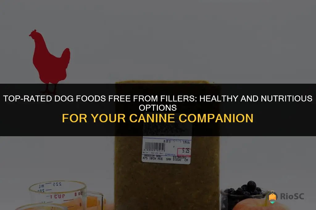 best dog food without fillers