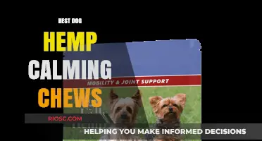Soothing Solutions: Discover the Best Dog Hemp Calming Chews for a Relaxed Pup