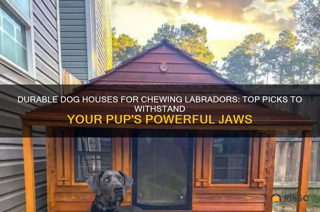 best dog house for chewing labrador dog