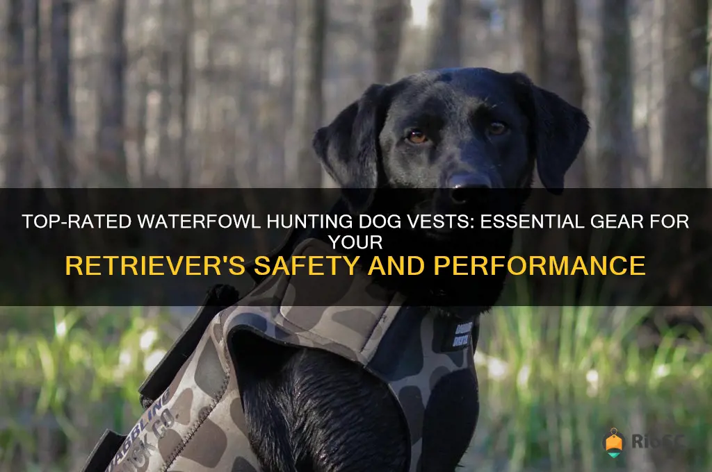 best dog vest for waterfowl hunting