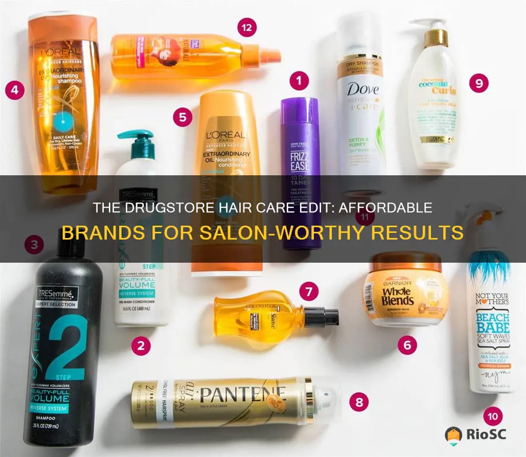 best drug store hair brands