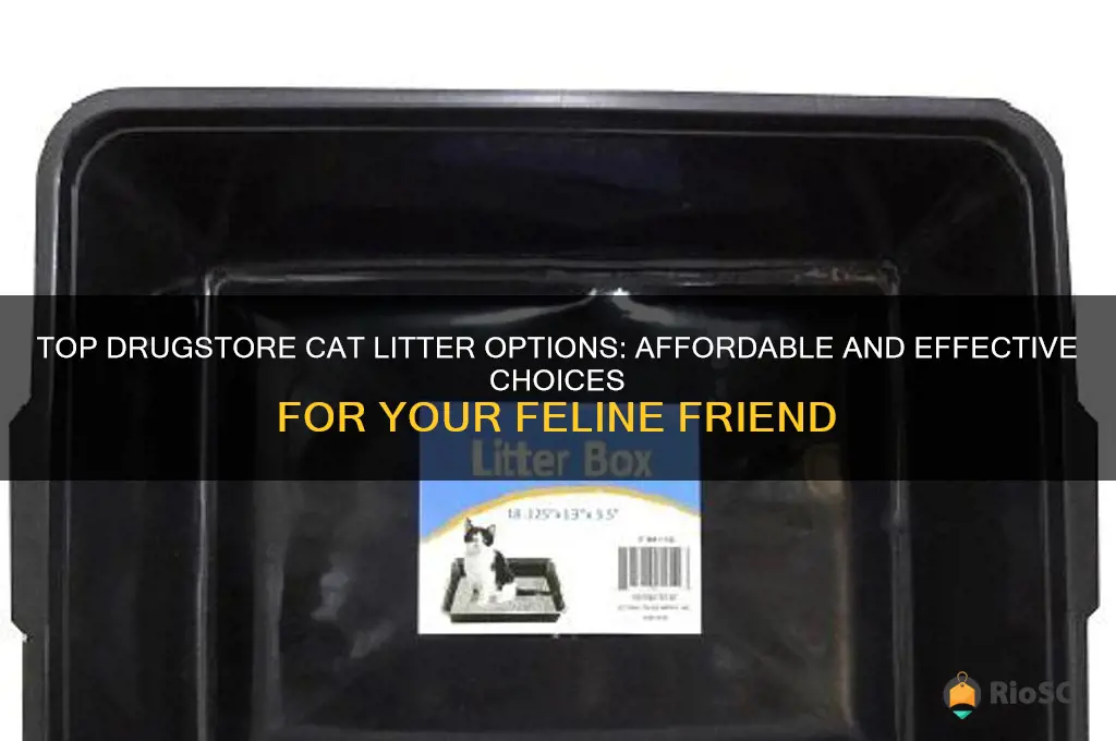 best drugstore cat litter