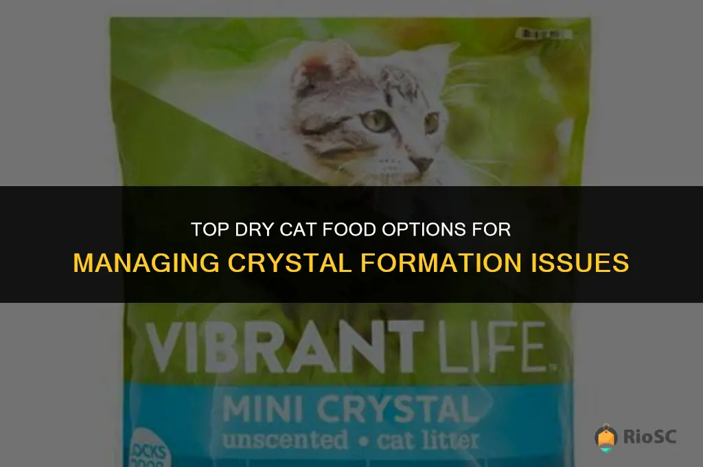 best dry cat food for crystal problems