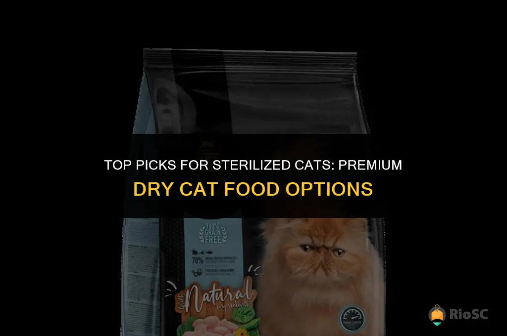 best dry cat food for sterilised cats