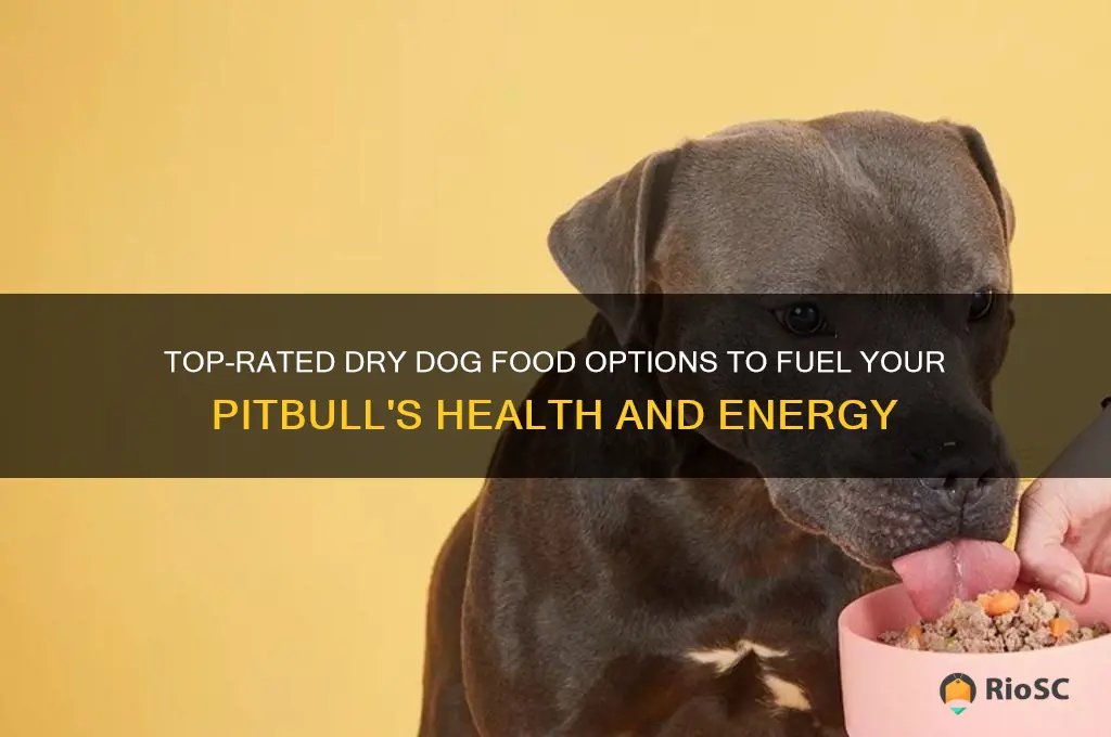 best dry dog food for pitbulls