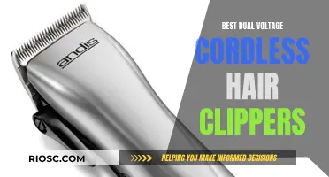 Top Dual Voltage Cordless Hair Clippers for Travel and Home