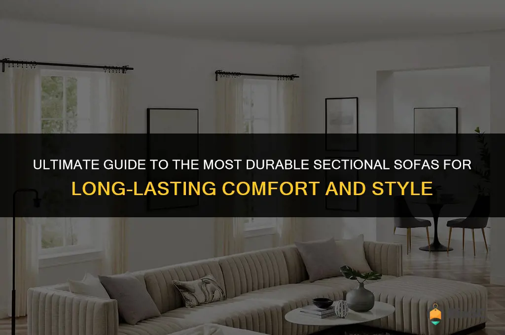 best durable sectional sofa