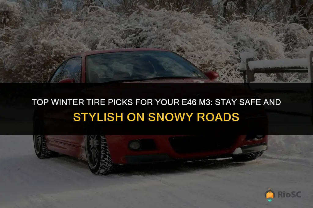 best e46 m3 winter tires