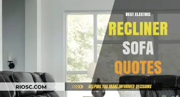 Top Electric Recliner Sofa Quotes: Comfort Meets Style in Every Word