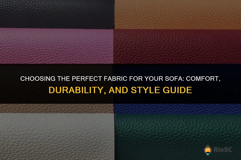 best fabric for a sofs