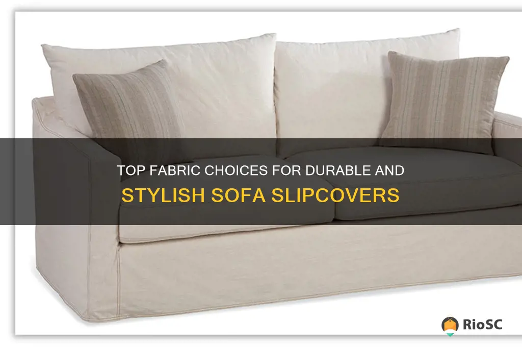 Top Fabric Choices For Durable And Stylish Sofa Slipcovers | Riosc