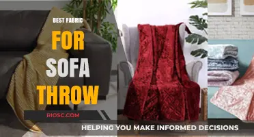 Luxurious Comfort: Discover the Best Fabric for Your Sofa Throw