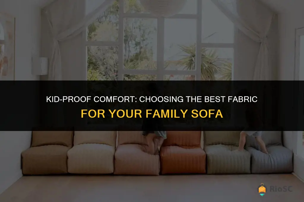 best fabric for sofa with kids