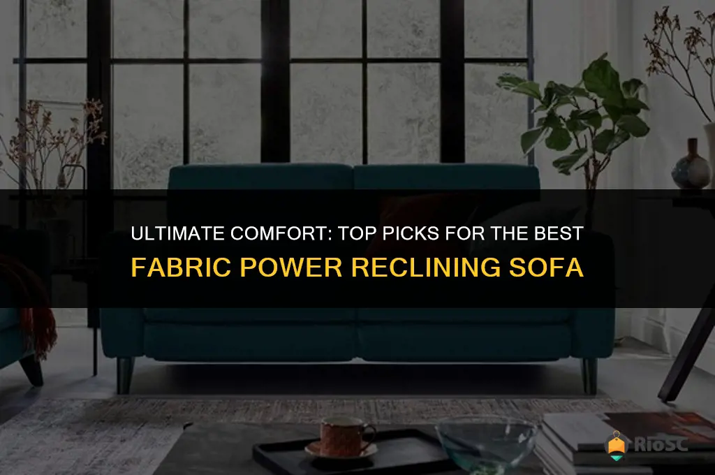 best fabric power reclining sofa