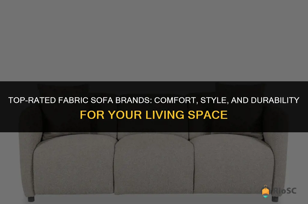 best fabric sofa brands