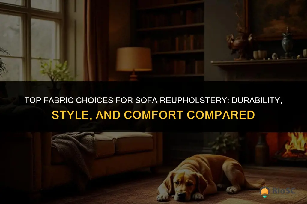 best fabric to recover sofa