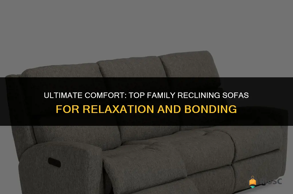best family reclining sofa