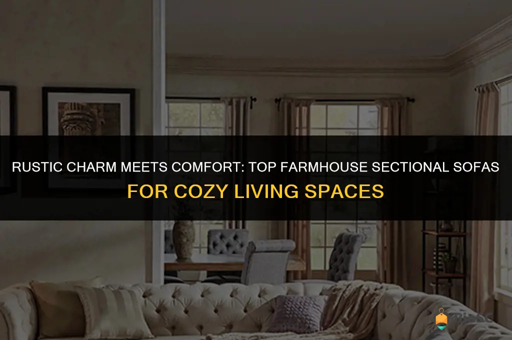 best farmhouse sectional sofa