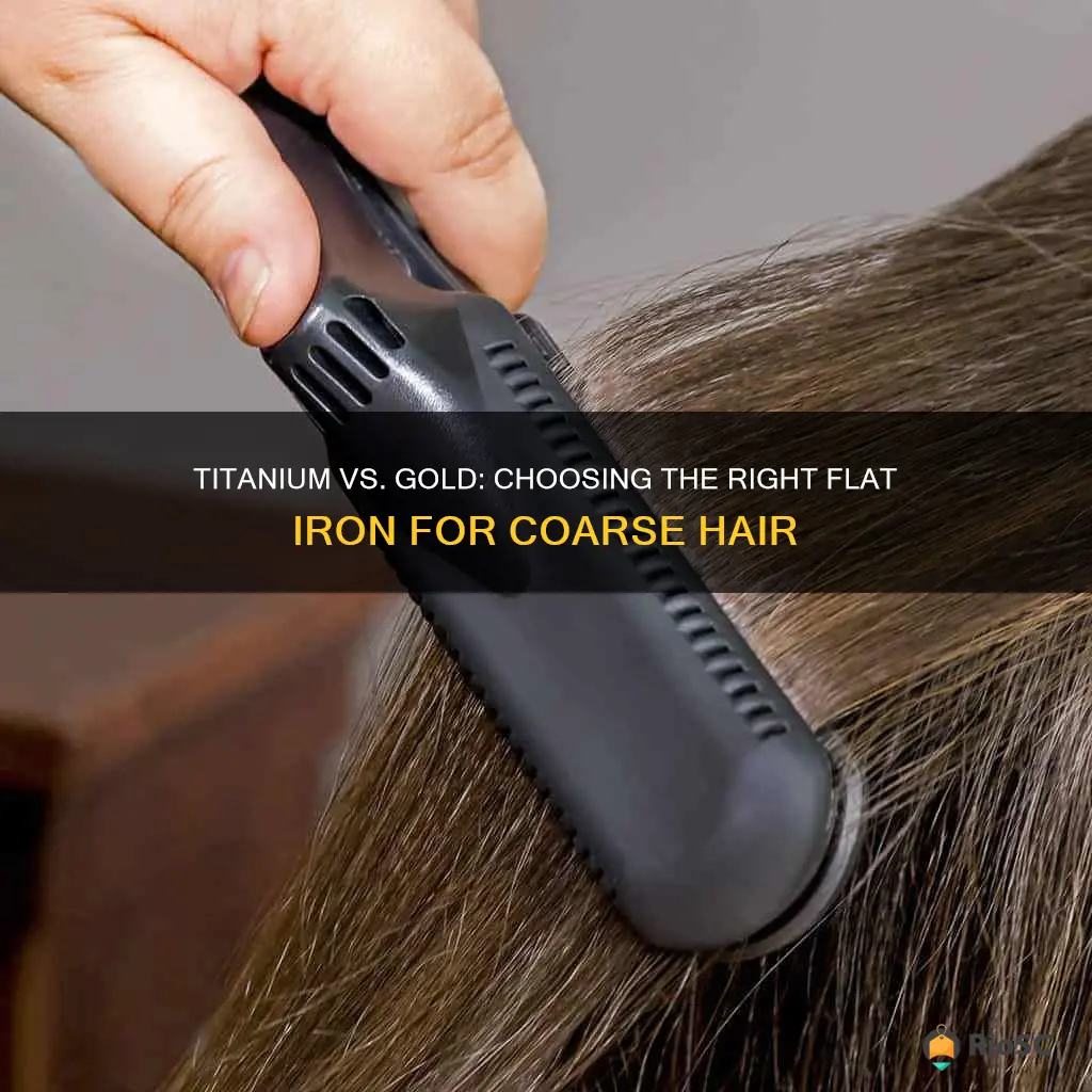 best fat iron for coarse hair titanium plates vs