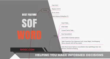 Exploring the Best Features of Word: A Comprehensive Guide