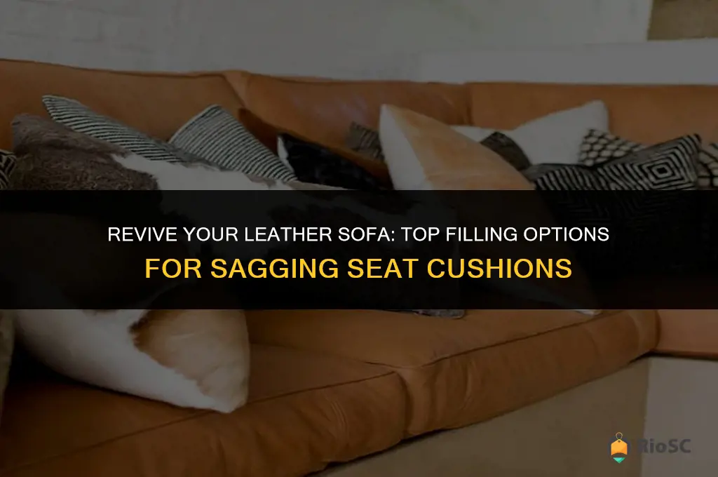 best filling for leather sofa seat cushions