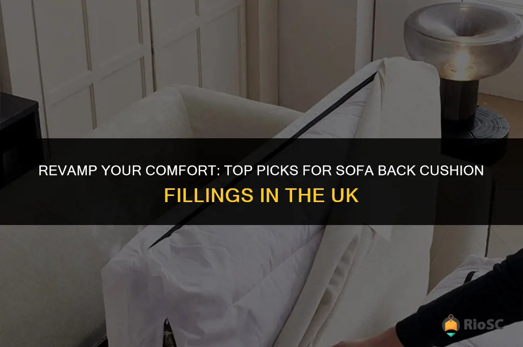 best filling for sofa back cushions uk