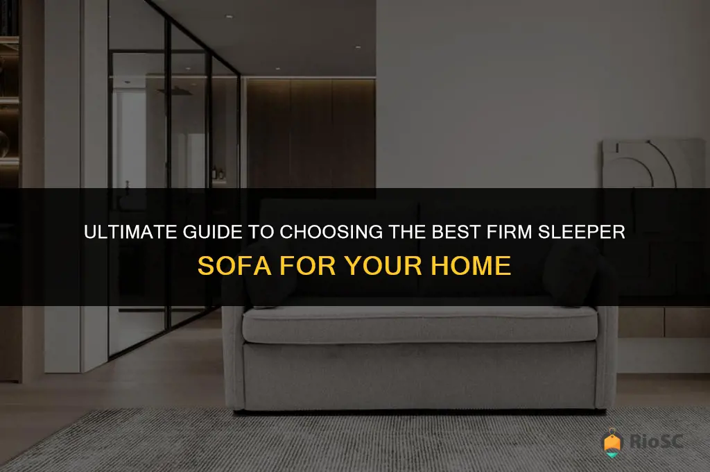 best firm sleeper sofa