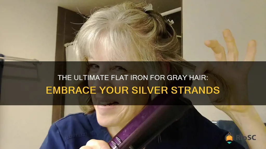 best flat iron for gray hair