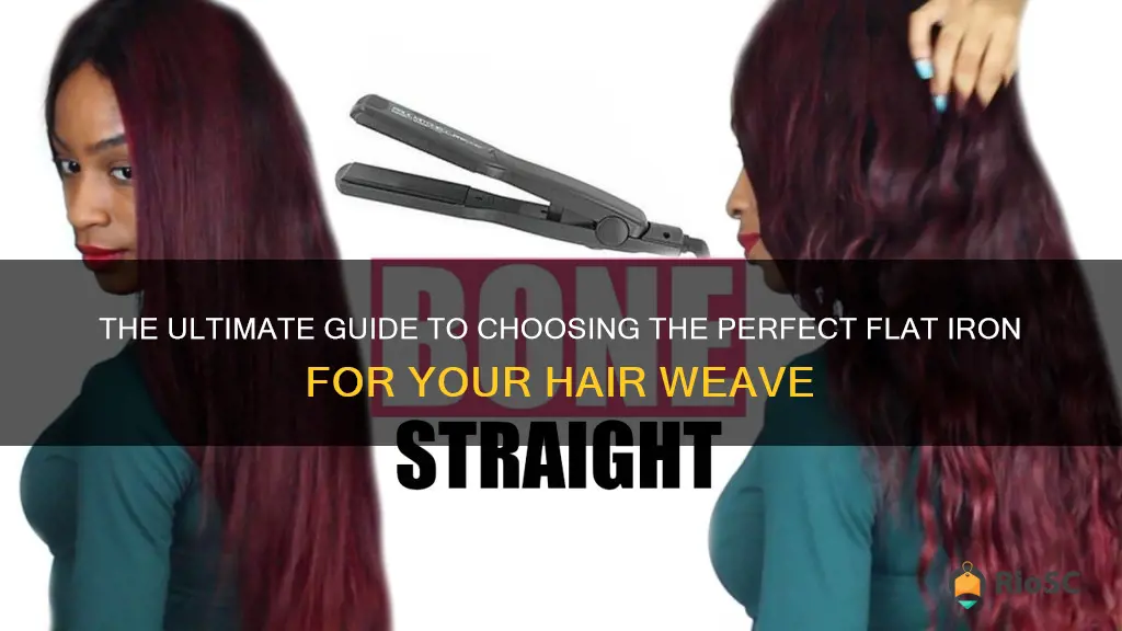 best flat iron for hair weave