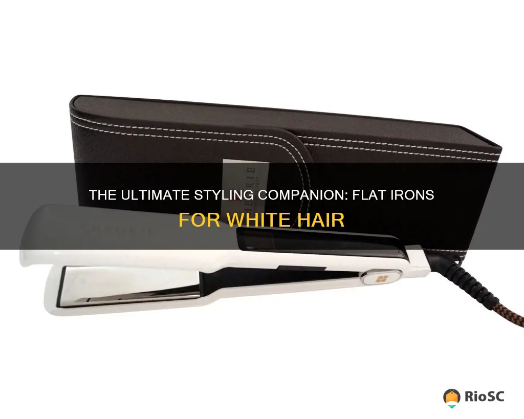 best flat iron for white hair