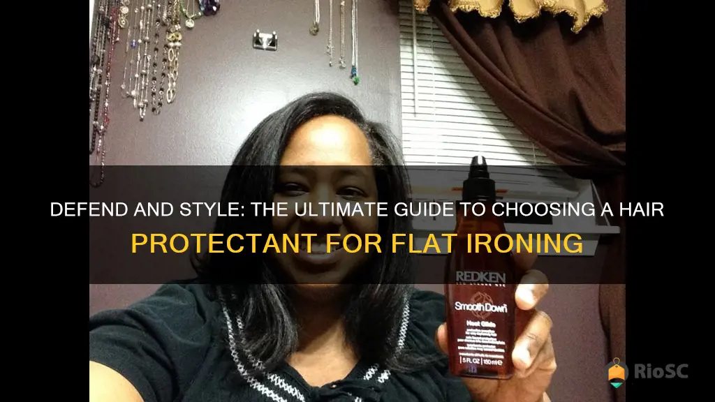 best flat iron hair protectant