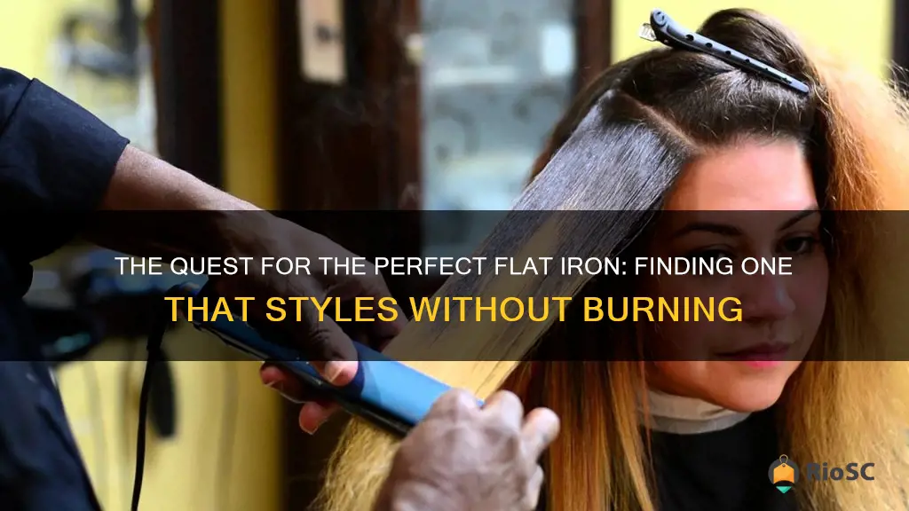 best flat iron that doesn t burn hair