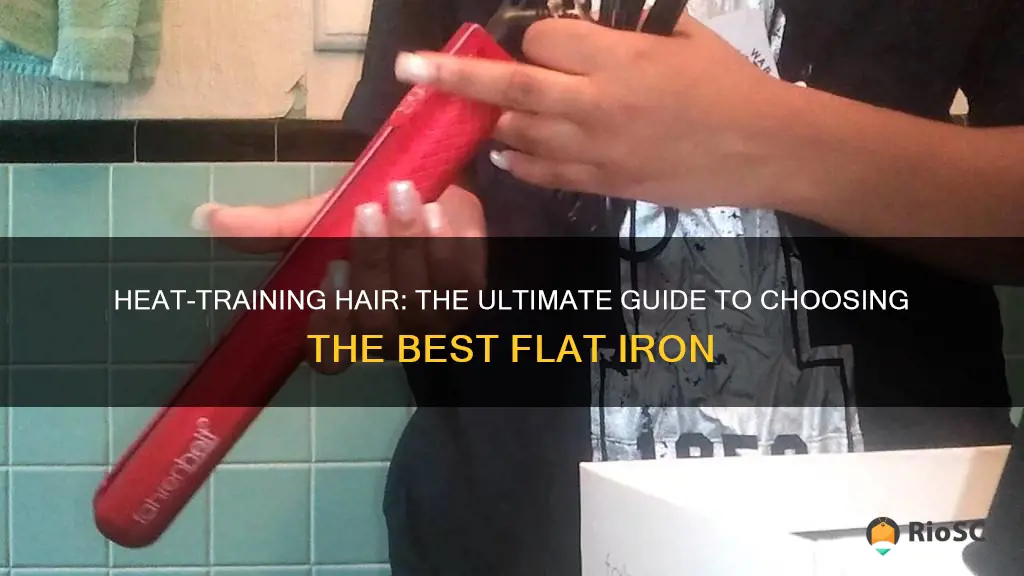 best flat iron to heat train hair