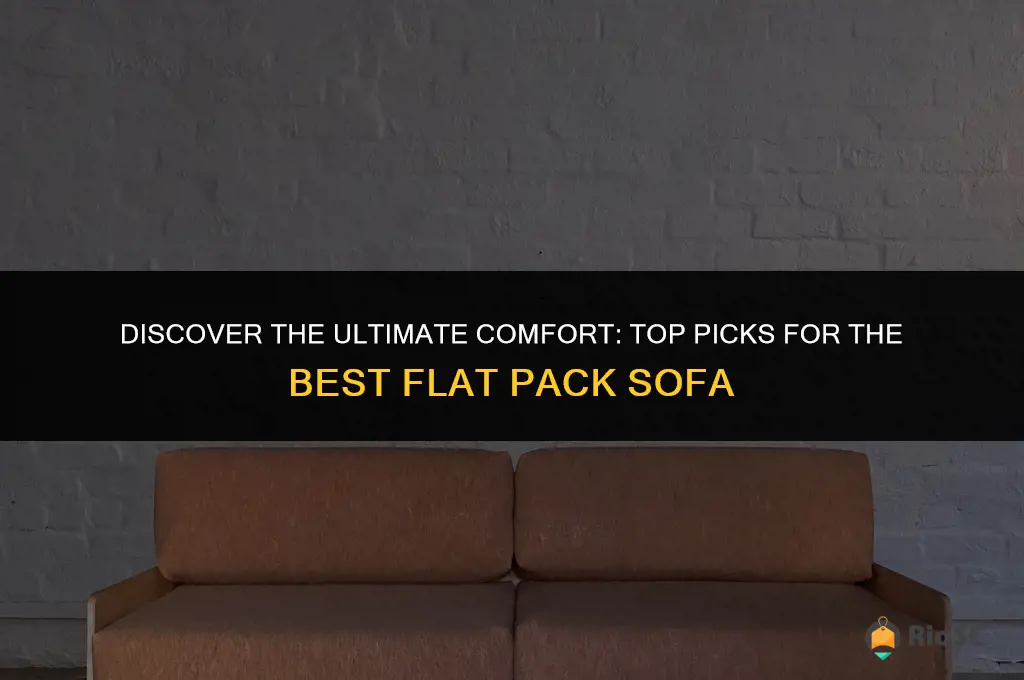 best flat pack sofa