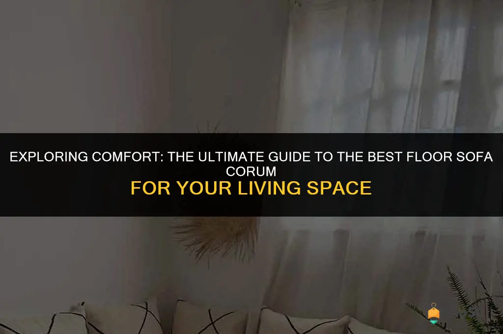 best floor sofa corum
